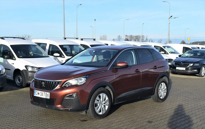 Peugeot 3008 cena 72900 przebieg: 103760, rok produkcji 2018 z Siemiatycze małe 232